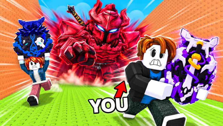 Official art of a Roblox avatar carrying a large cracked egg across a green studded floor